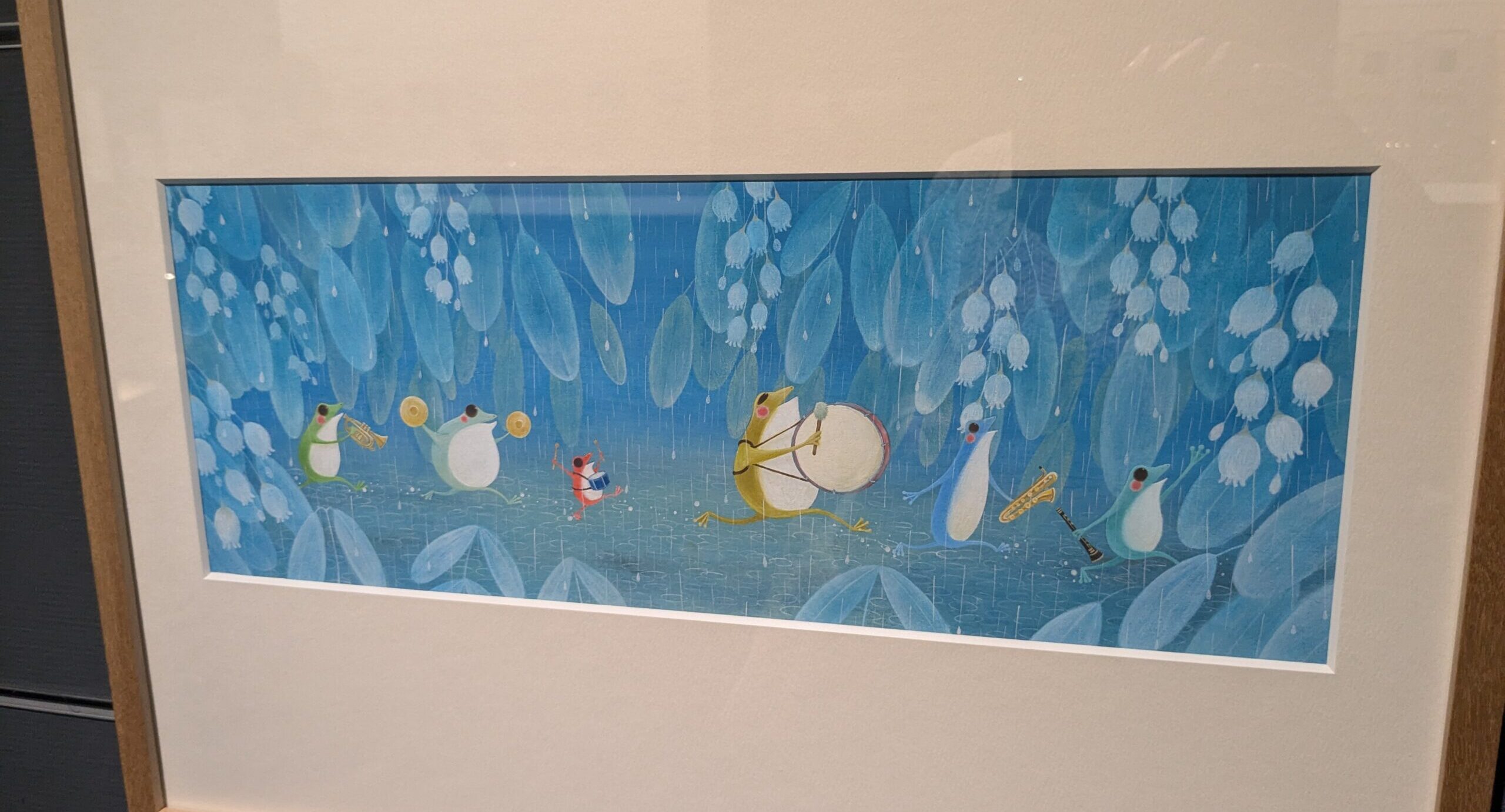 希少 古画 刀根広篤 作 「真形図による習作」B3 油彩画 極彩色 抽象画 古画 刀根里衣絵本原画展｜福井県立図書館 - 福井かえる道。